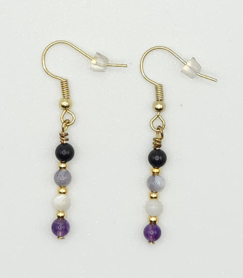 Asexual Flag Earring
