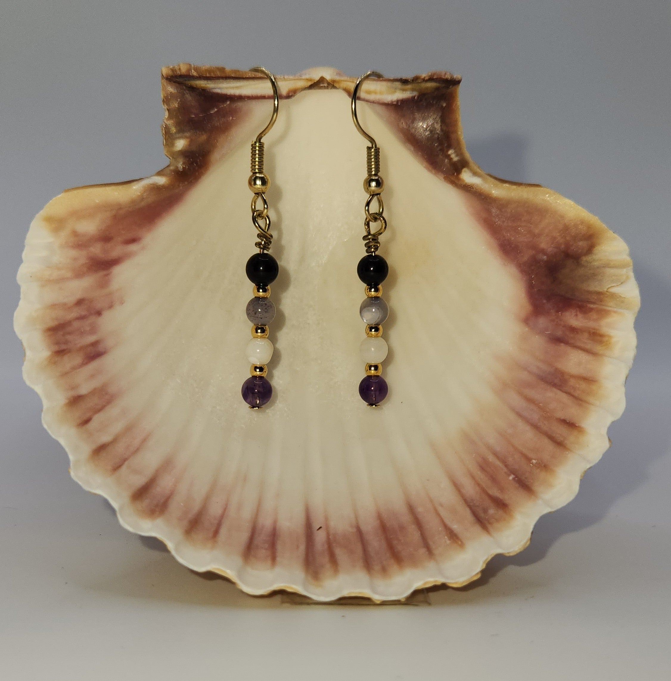 Asexual Flag Earring