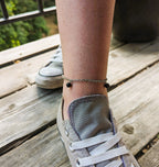 Asexual Flag Anklet