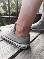 Asexual Flag Anklet