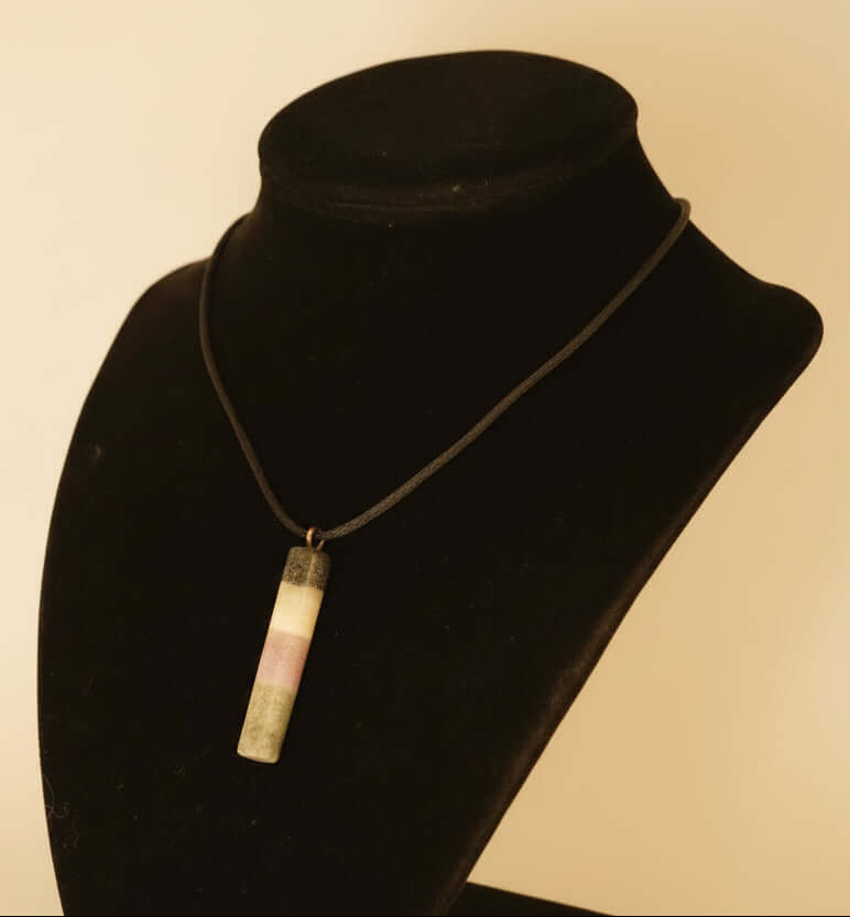 Demisexual Flag Pendant Necklace