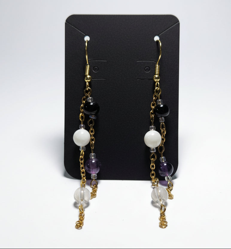 Demisexual Flag Earrings