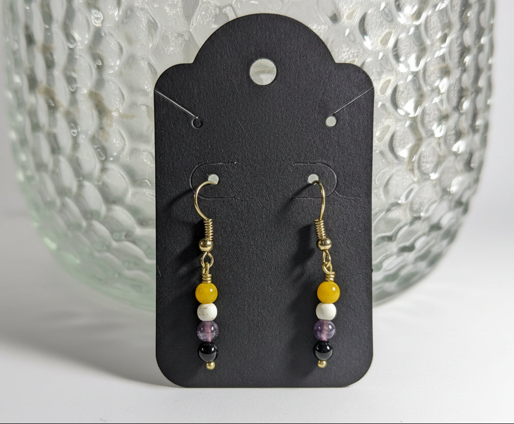 Gender Non-Binary Flag Earring