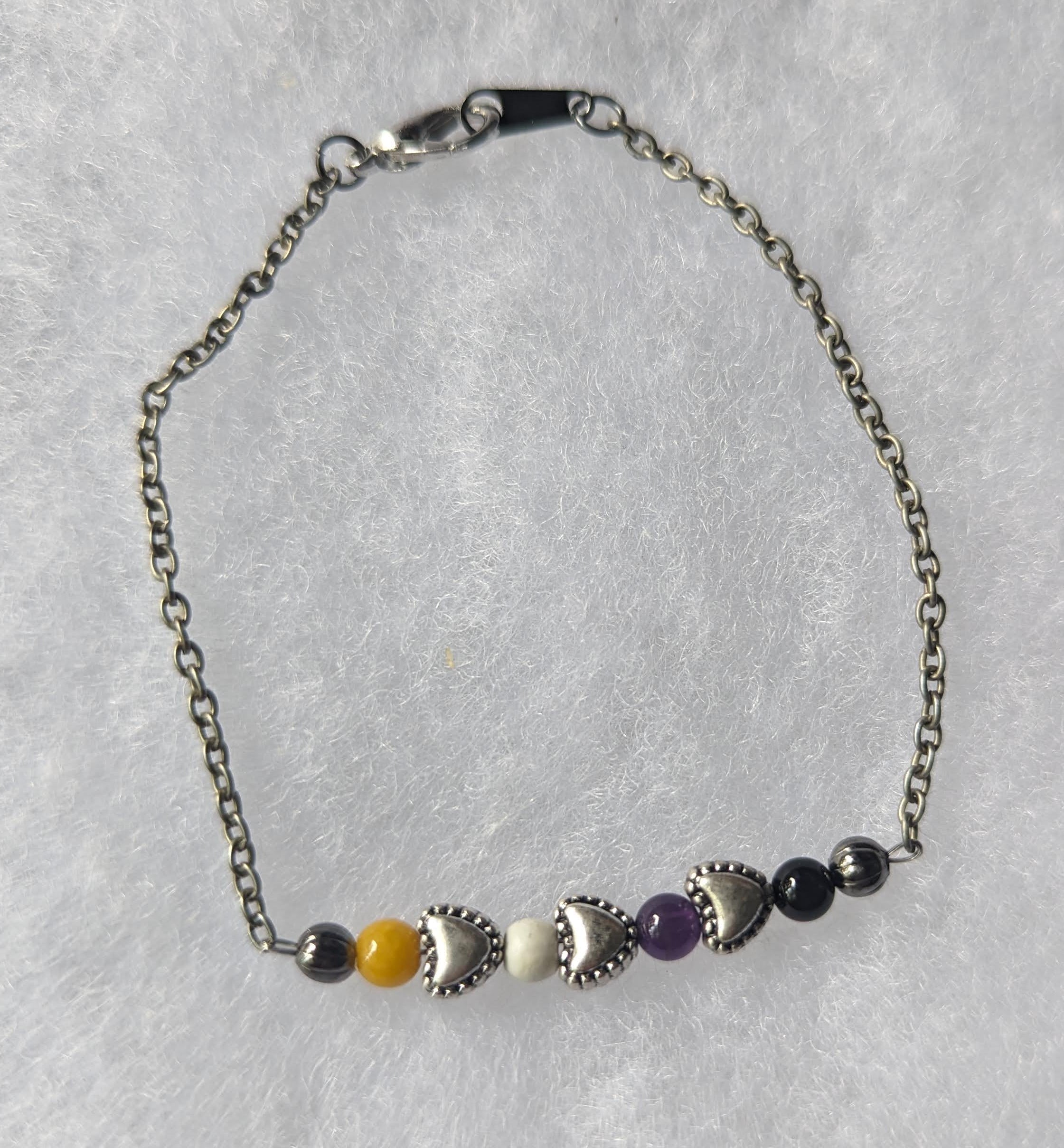 Gender Nonbinary Flag Anklet