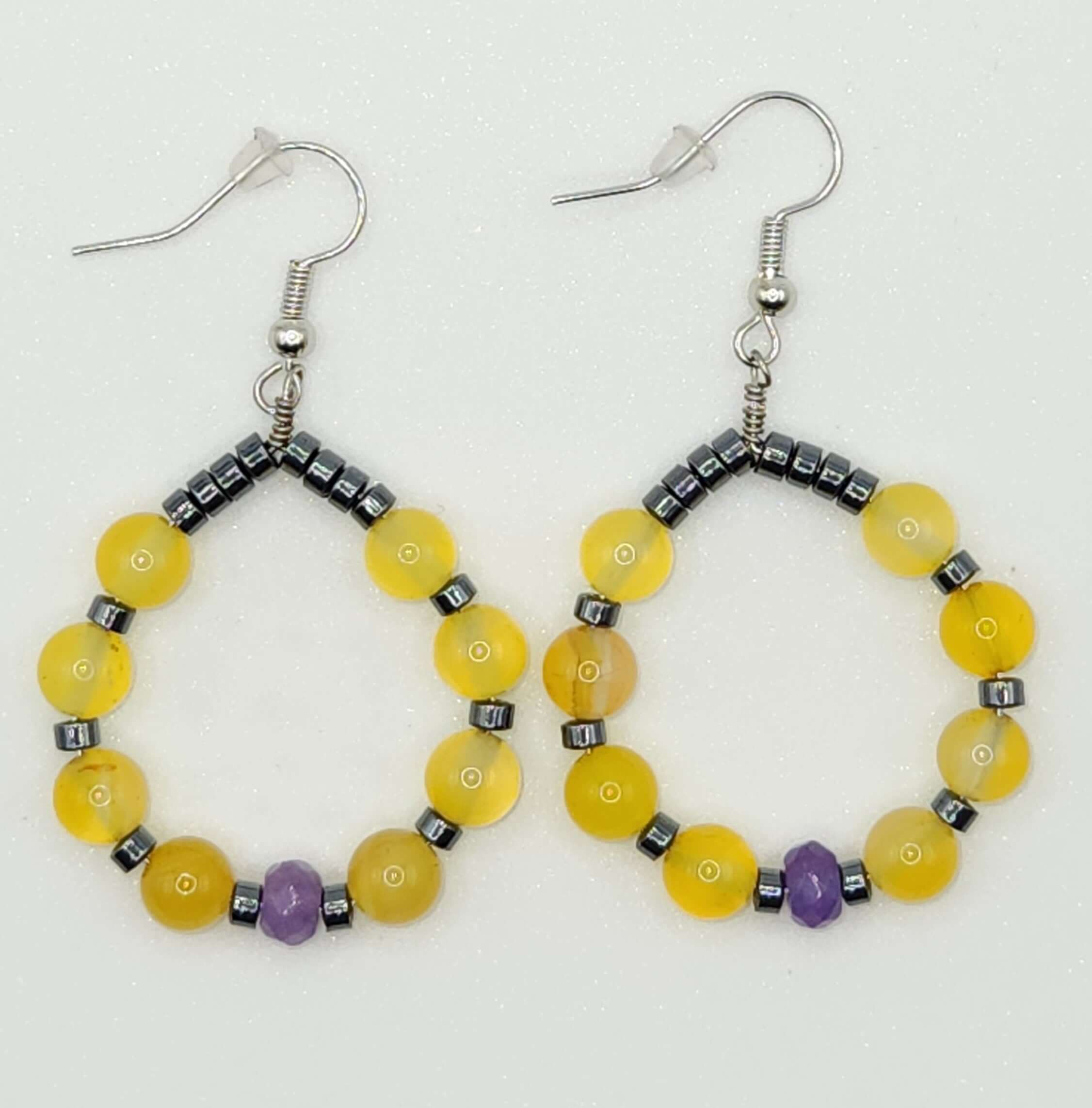 Intersex Flag Earring