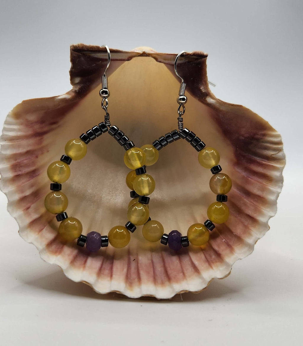 Intersex Flag Earring