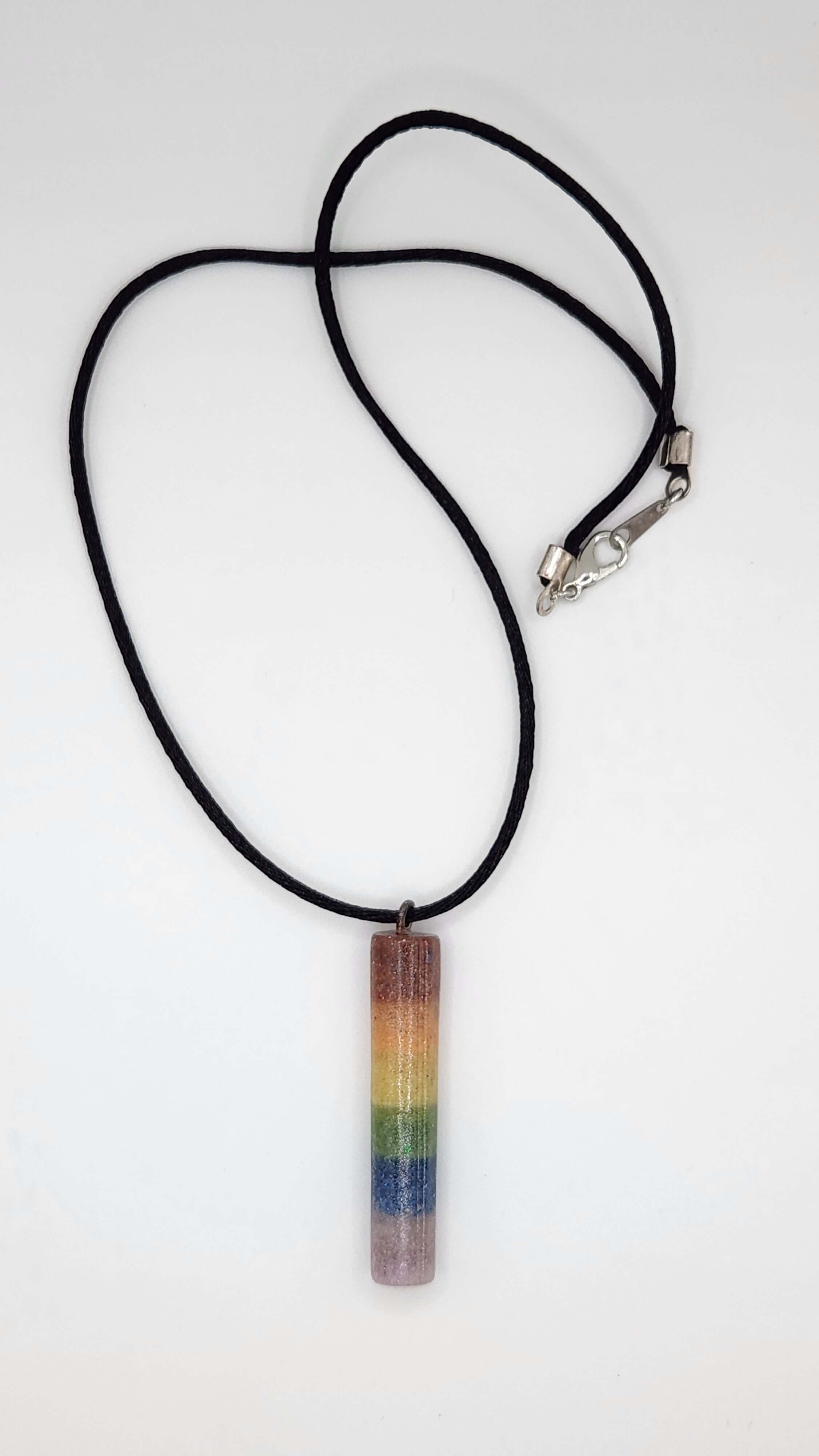 LGBTQ+ Flag Pendant Necklace