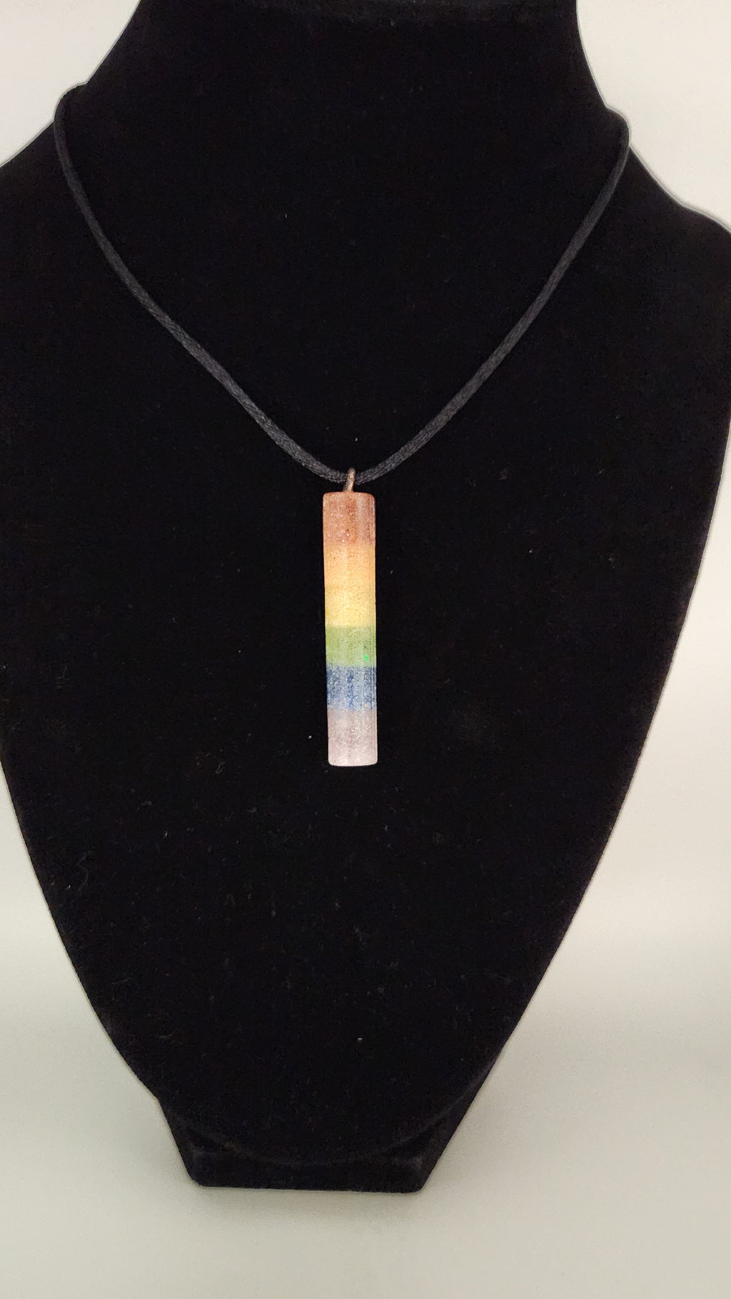 LGBTQ+ Flag Pendant Necklace