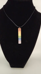 LGBTQ+ Flag Pendant Necklace