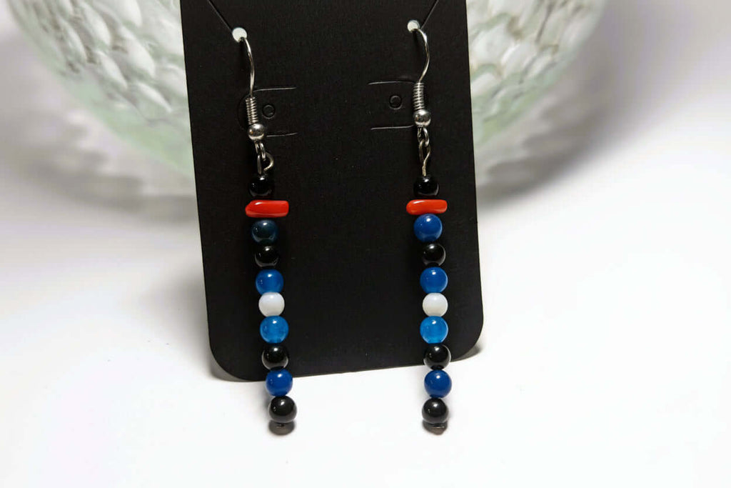 Leather Flag Earring