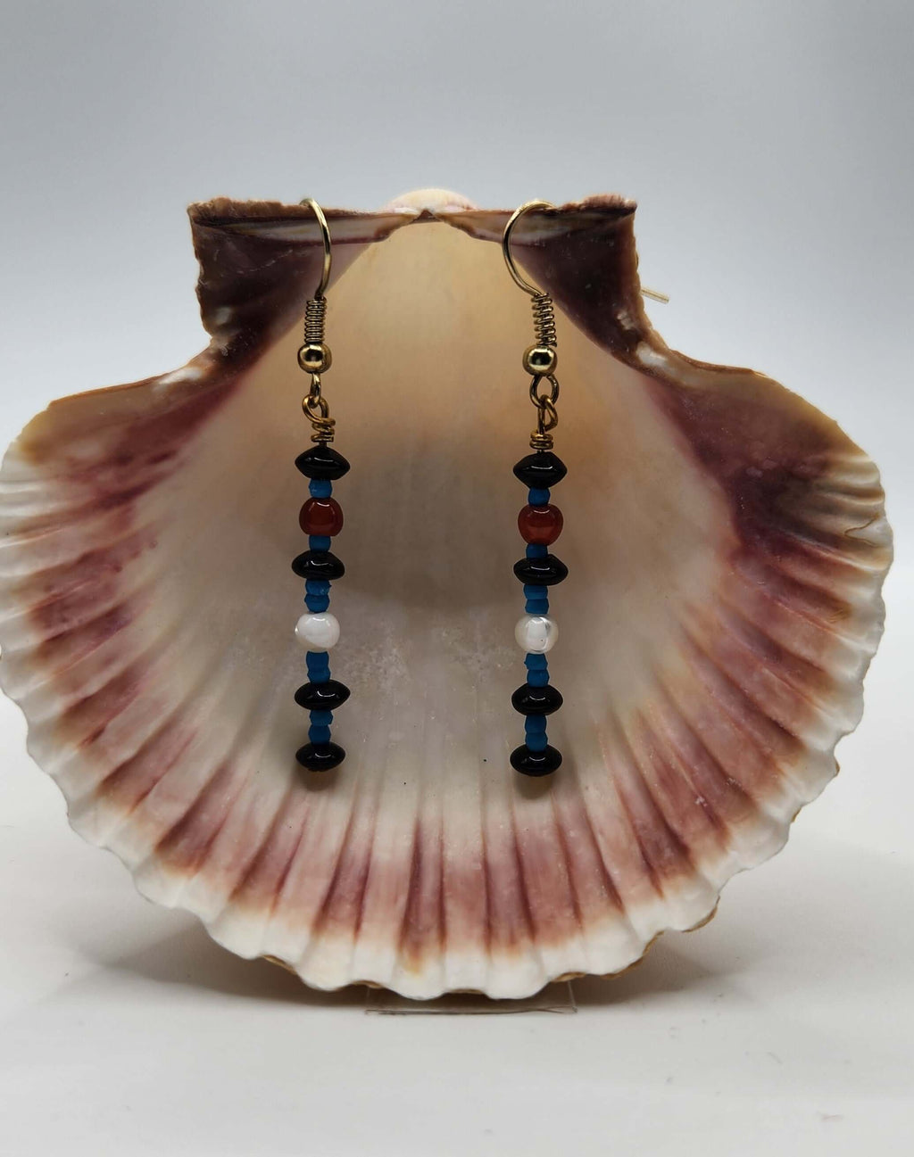 Leather Flag Earring