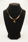 Lesbian Flag Heart Pendant Necklace