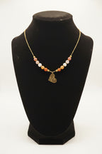 Lesbian Flag Heart Pendant Necklace
