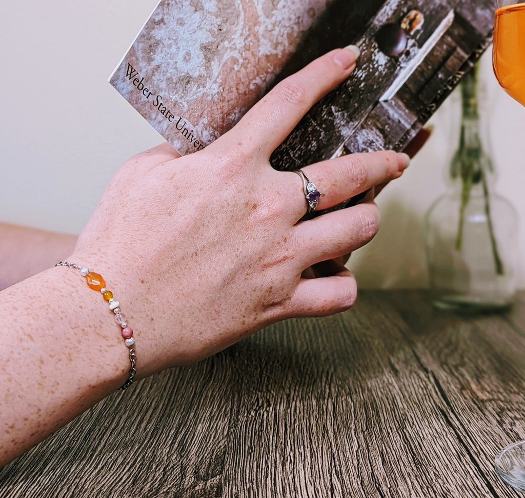 Lesbian Flag Bracelet