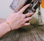 Lesbian Flag Bracelet