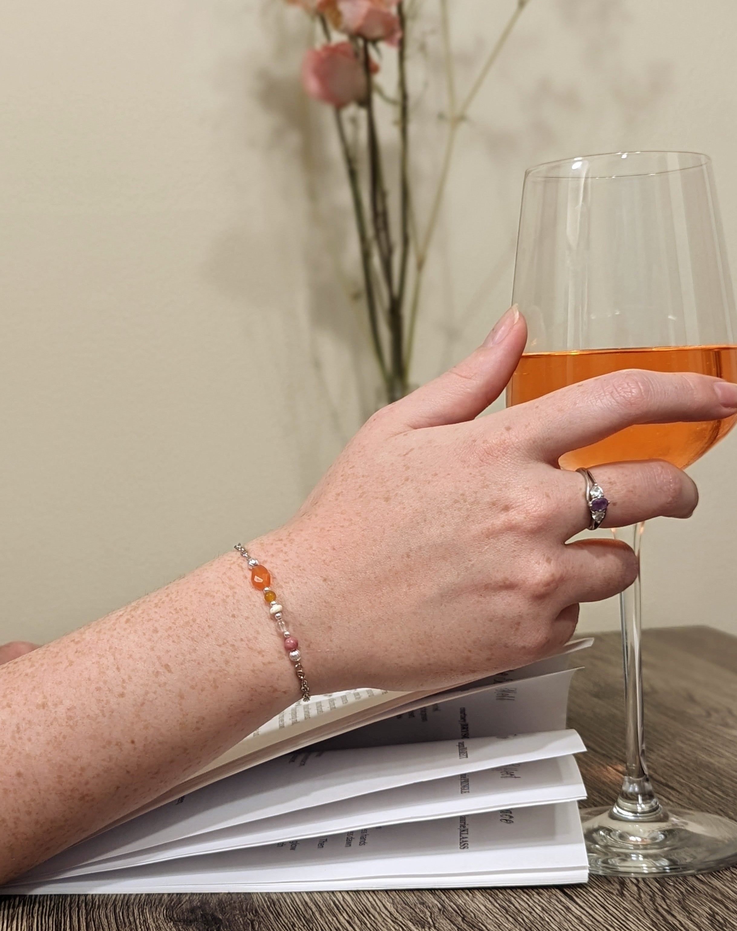 Lesbian Flag Bracelet