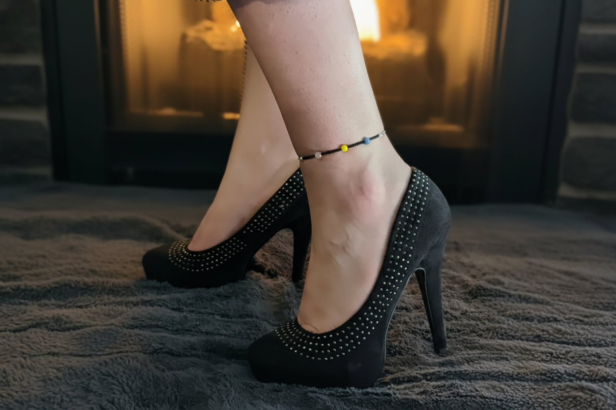 Pansexual Flag Anklet