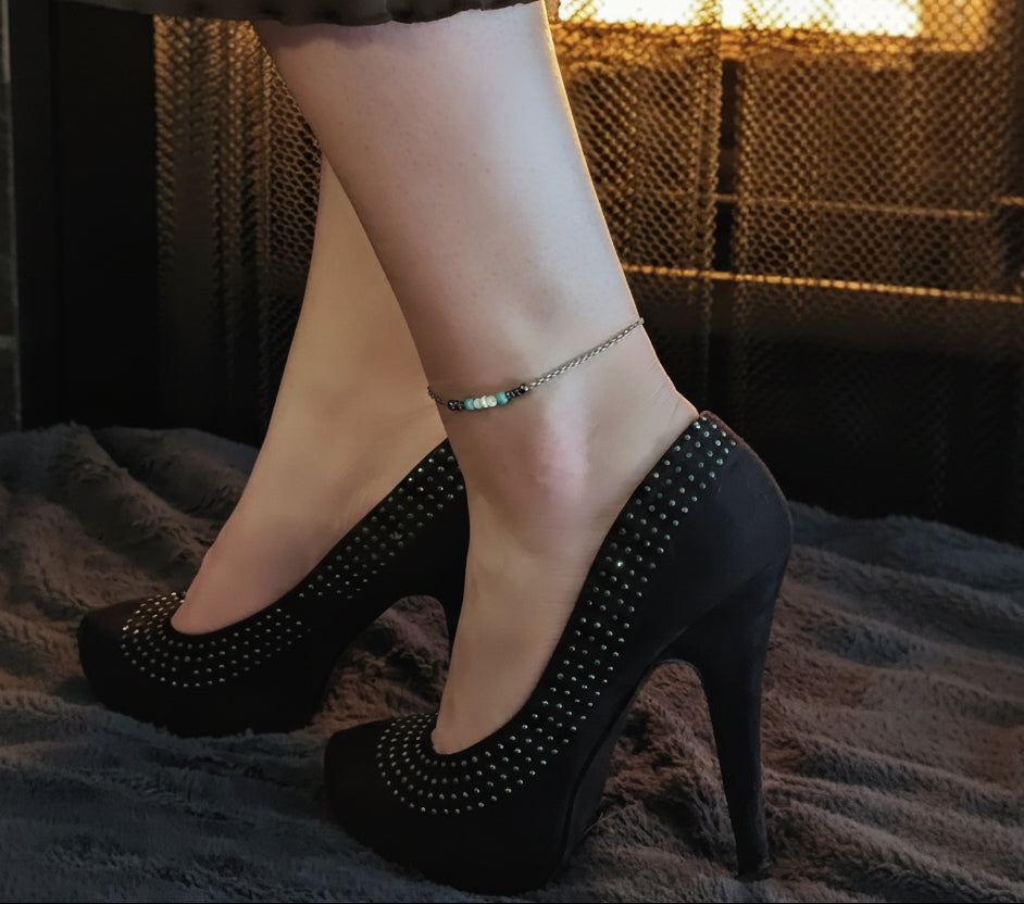 Transgender Flag Anklet